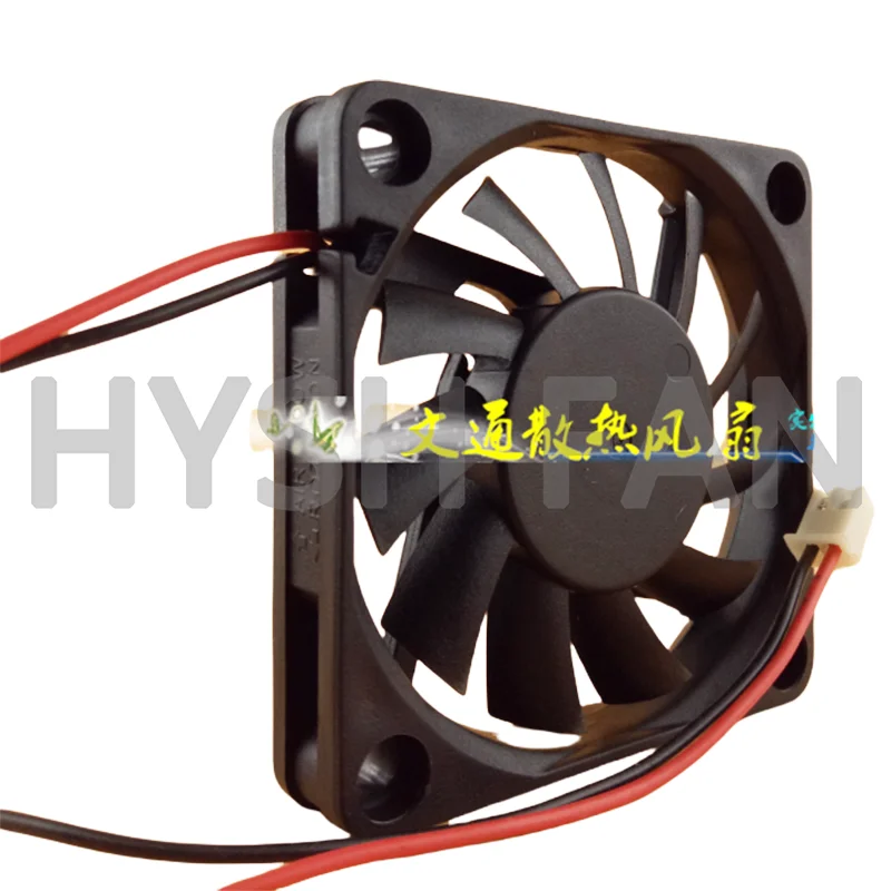 Ventilador do chassi do computador, 2 ou 3 fios, FT6010E12L, 6cm, 6010, DC 12V, 0.15A