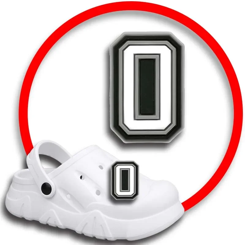 Nummer Schoen Bedels Voor Crocs Sandalen Vrouwen Klompen Pinnen Schoenversiering Accessoire Mannen Badges Jongens Meisjes Kids Schoenen Accessoires