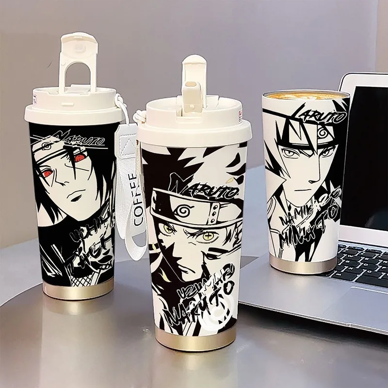 

Термокружка и бутылка для воды из нержавеющей стали Naruto, 520 мл, для мужчин и женщин, герметичная, для путешествий