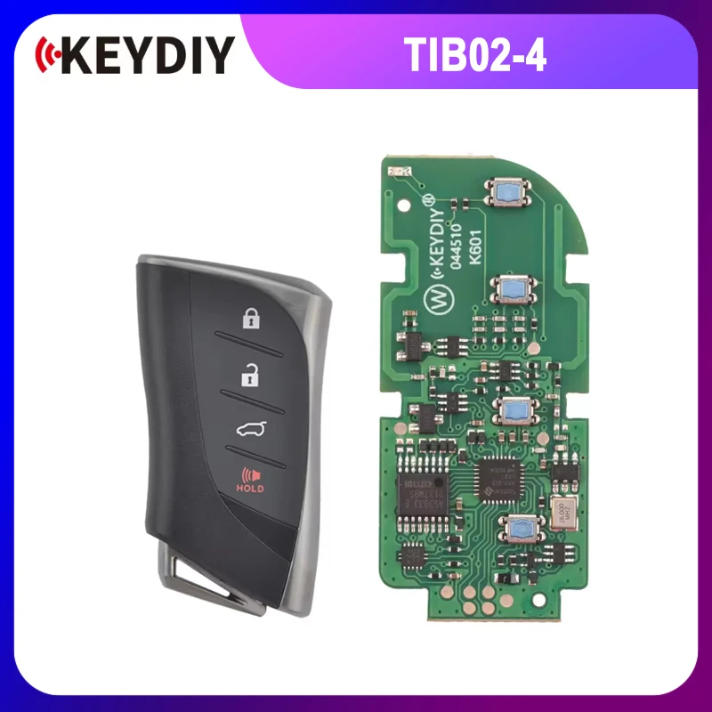 

KEYDIY KD TIB02-4 Universal Smart Remote Key 3+1 Buttons With 8A 4D Chip for Lexus Type