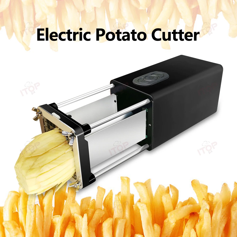 STLF JW French Fry Cutter Multifunction Vegetable French Fry Cutter Stainless Steel Electric French Fry Cutter