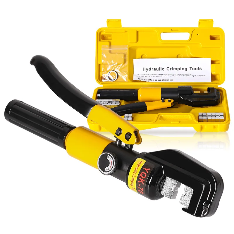 Hydraulic Crimping Tool Cable Lug Crimper Plier Hydraulic Compression Tool YQK-70 4-70mm 2 Pressure 5-6T ES and RU warehouse