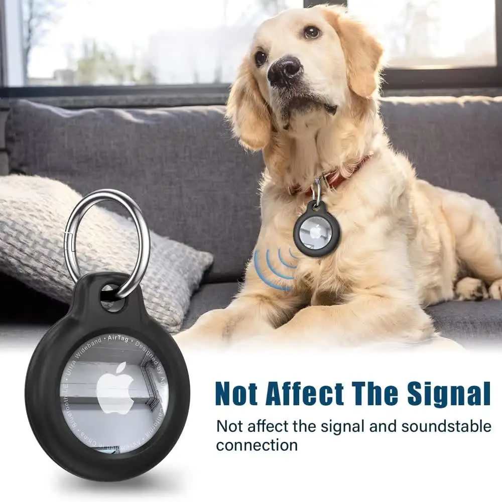 Case For Apple Air Tag Holder With Keychain Hard PC Anti-Drop Airtags Key Chain Hard PC AntiDrop Airtags Key Chain Air Tag Case