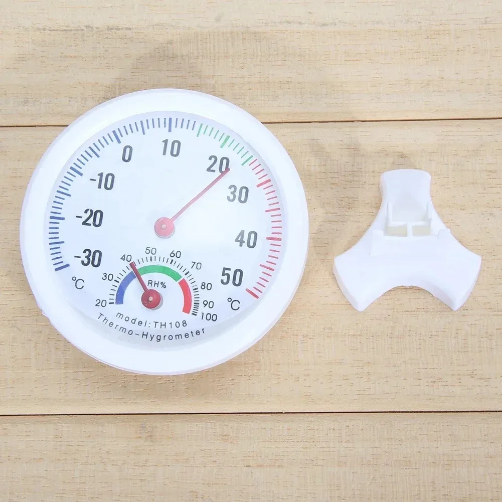 Mini Bell Shape Thermometer And Hygrometer Humidity Monitor -30~50°C Indoor Outdoor Garden Patio Terrace Analog Weather Gauge