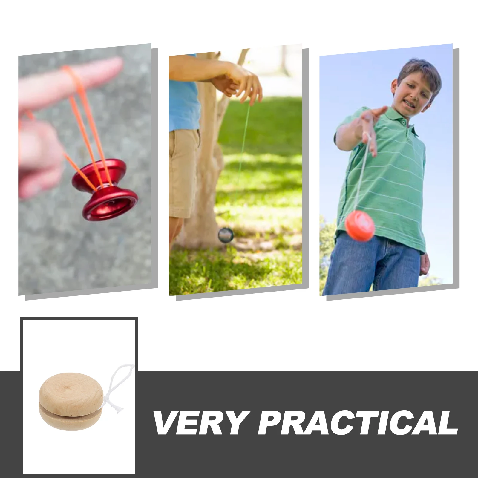 15 قطعة مجموعة اللعب الخشبية يويو الكرة لتقوم بها بنفسك الكتابة على الجدران لعب الاطفال رسم اليويو كرات الحفلات المعرفية لعب الطفل ملحق ذاتي الصنع