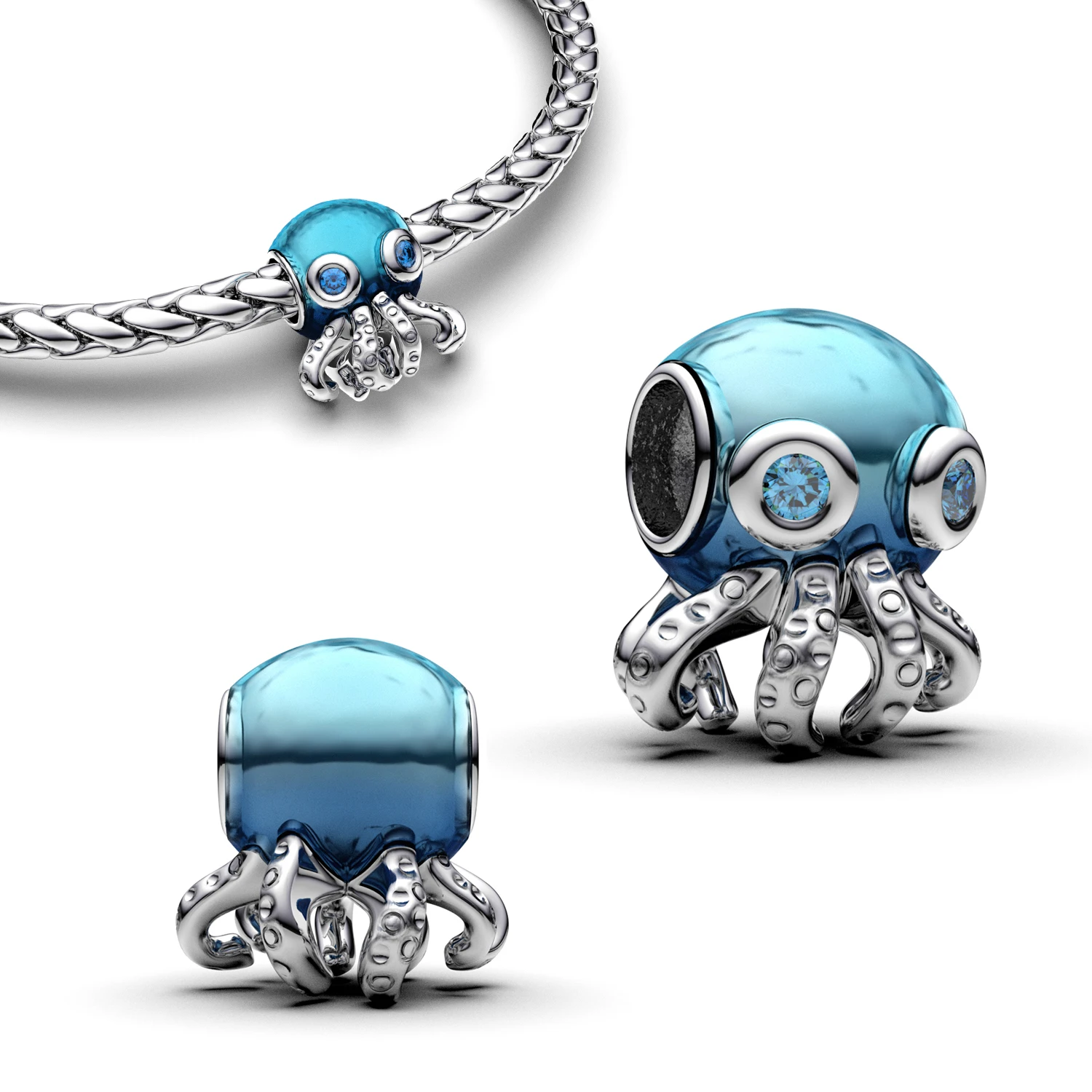 

High Quality Fine Jewelry Silver 925 Trinket Bracelet Pendant Original Sterling Hoops Ring Accessories Charm Beads Making 925