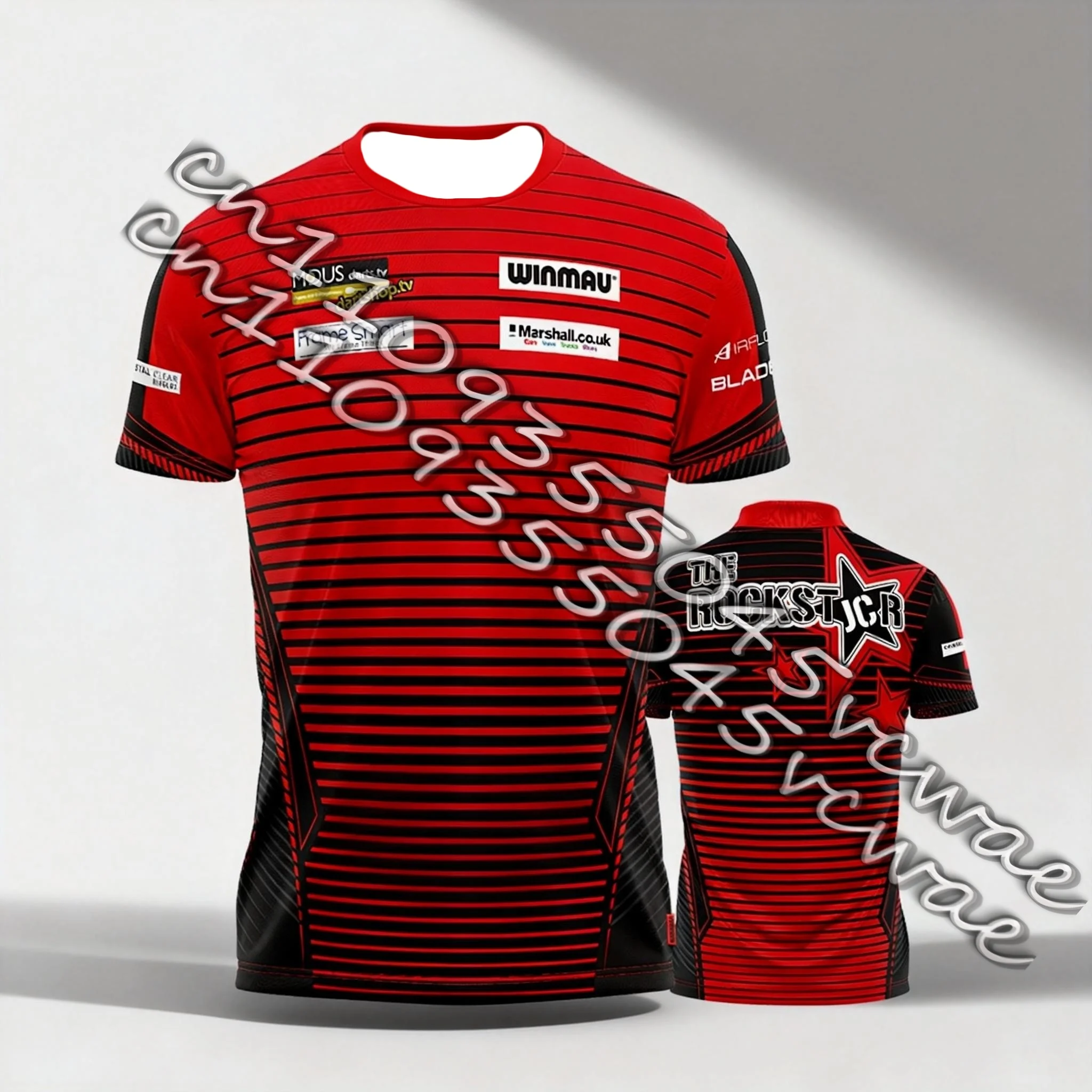 

MOTO New Hot Selling Dart Competition Team Uniforms Full Series Fans T-shirt Summer Adult and Children's Top 2026