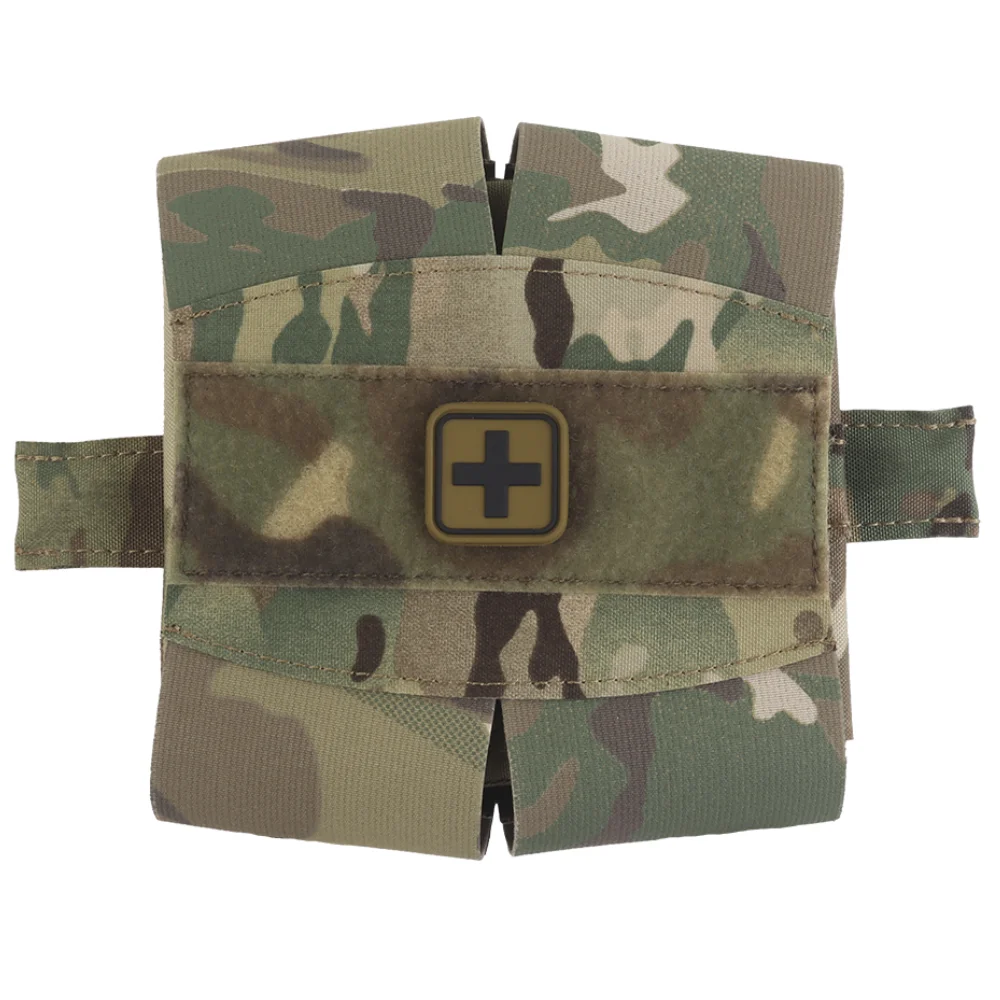 Wosport Extra Large First Aid Kit MOLLE Pouch Removable Medical Insert Dual Side Pull Tabs Quick Access for Airsoft Outdoor