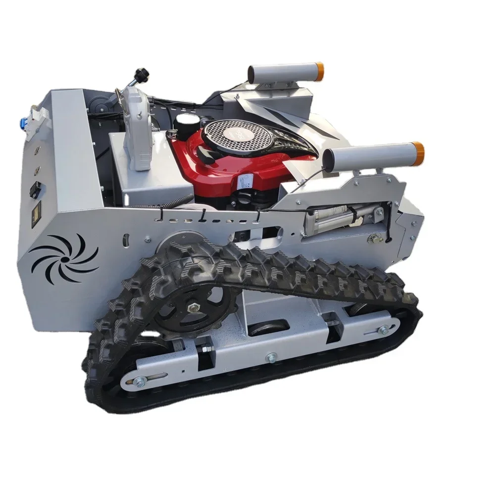 High Quality CE Approve Grass Cutting Machine Agriculture Electric Crawler Remote Control Robot Lawn Mower