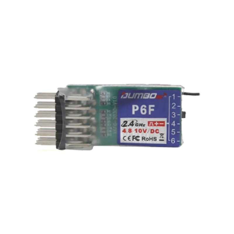 DUMBORC P6FG X10FG P6DC X4FMG MINI 4CH 6CH 10CH Empfänger 4,8-10V Spannung Rückkehr für X6 DDF-350 Sender RC Auto Boot Tank