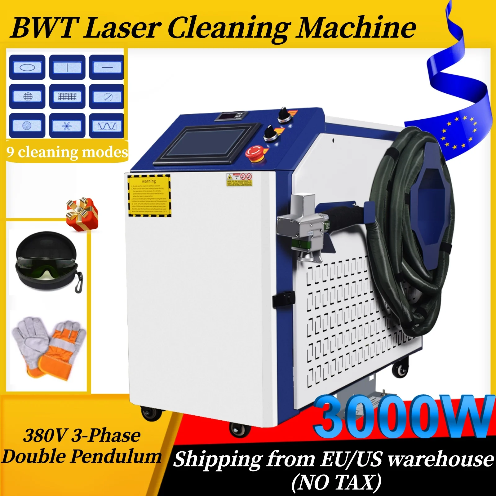 3000W 380V Bwt Lase…