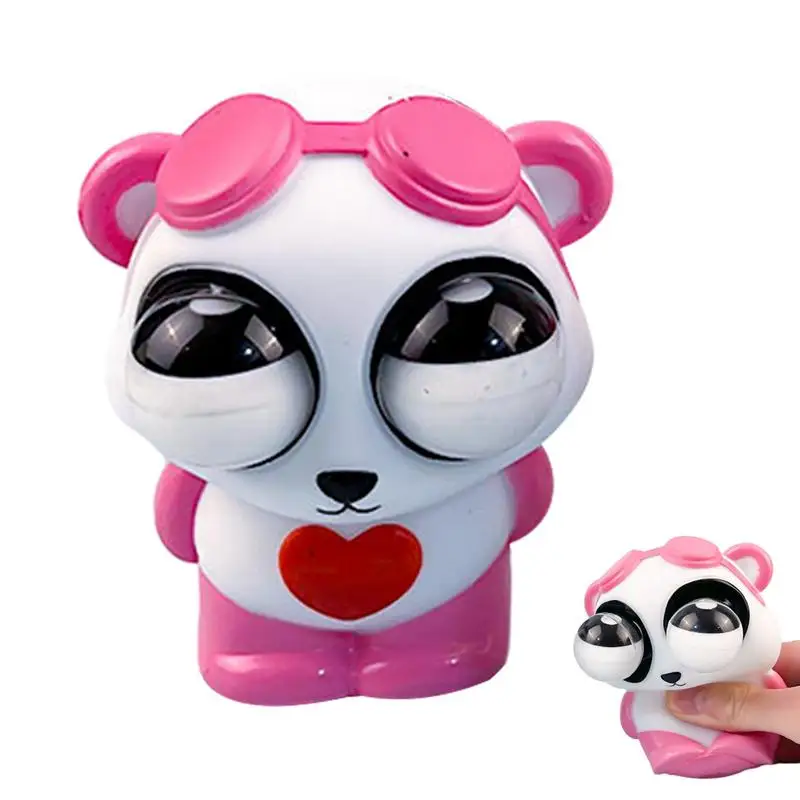 

Popping Eyes Panda Squeeze Toy Cute Sensory Squeeze Toy Pinch Soft Mochi Toys For Stress Relief Christmas Halloween Gift For