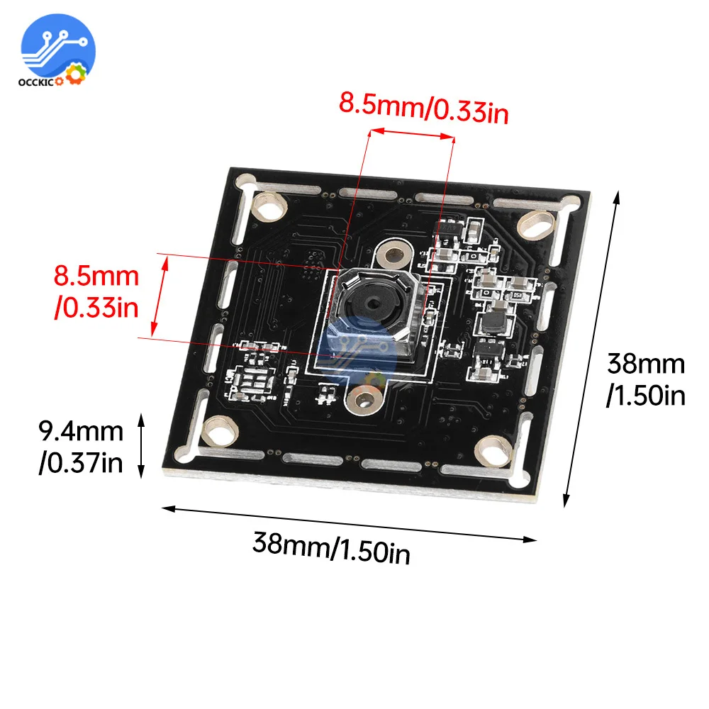 Ov5693 Cameramodule 5mp High-Definition Camera 75 Graden Autofocus Camerabord Met 1.2M USB-Adapterkabel