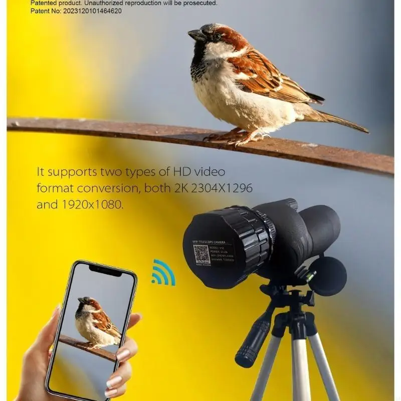 

2K 4MP Electronic Eyepiece Digital Telescopes for Clear Outdoor Observations 203A