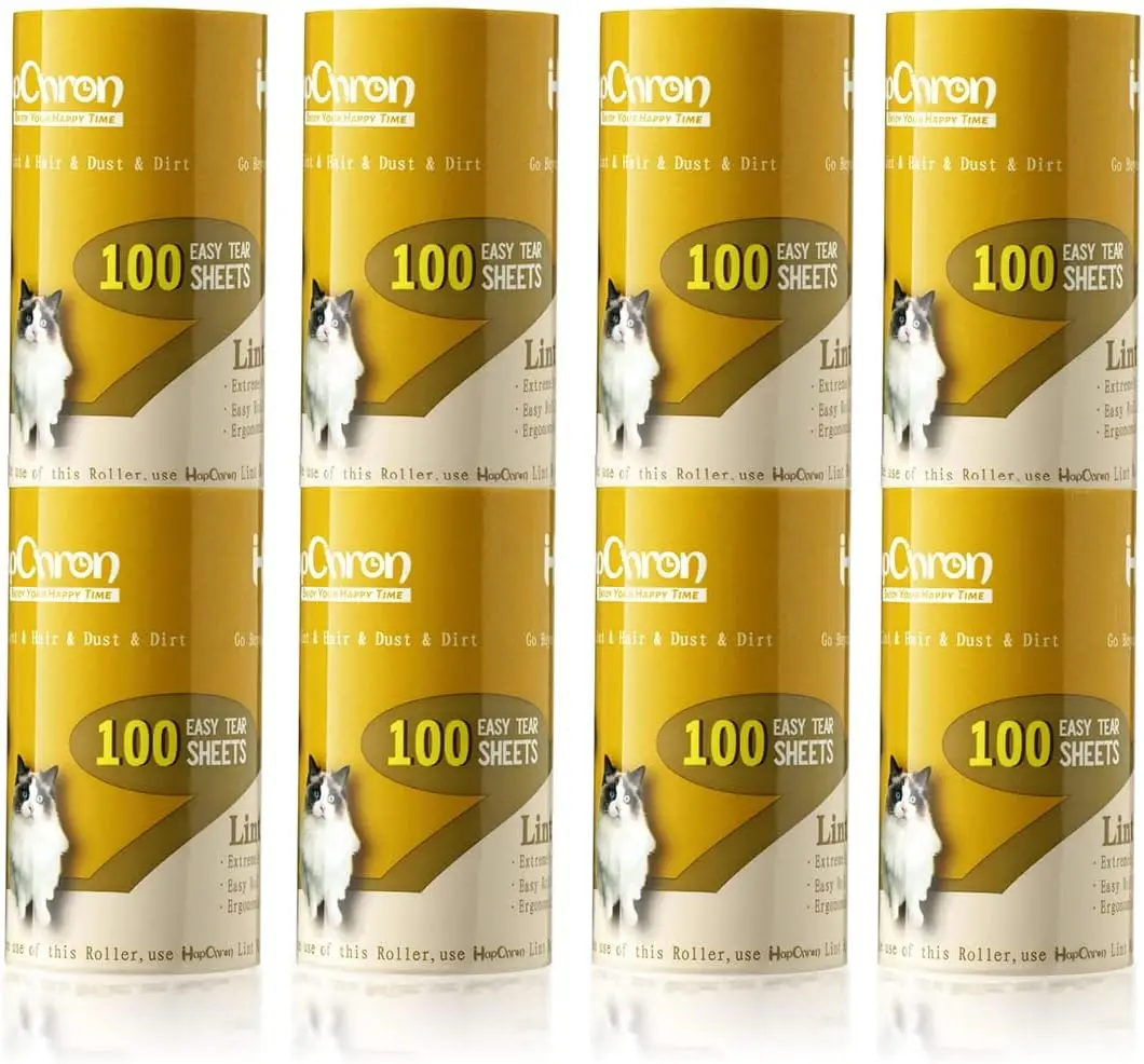 

Extra Sticky Lint Roller Refills, 800 Easy Tear Sheets, Fits Most 3.9-4" Standard Size Lint Rollers with 1.5" Inner Diameter