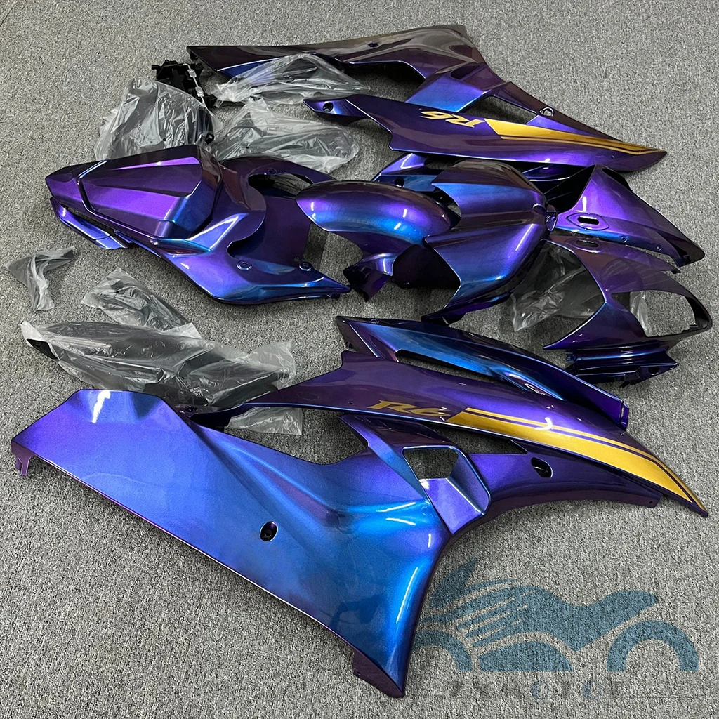 New ABS Plastic Shell Motorcycle Fairing Kits Fit For Yamaha YZF R6 2006 2007 yzfr6 06 07 Bodywork Set Chameleon gradient colour