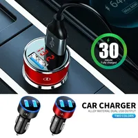 Car Charger 24V 3.1A With LED Display Dual Usb For Lada Samara 2109 Largus Priora Xray Cross 2112 2114 Granta Niva Accessories