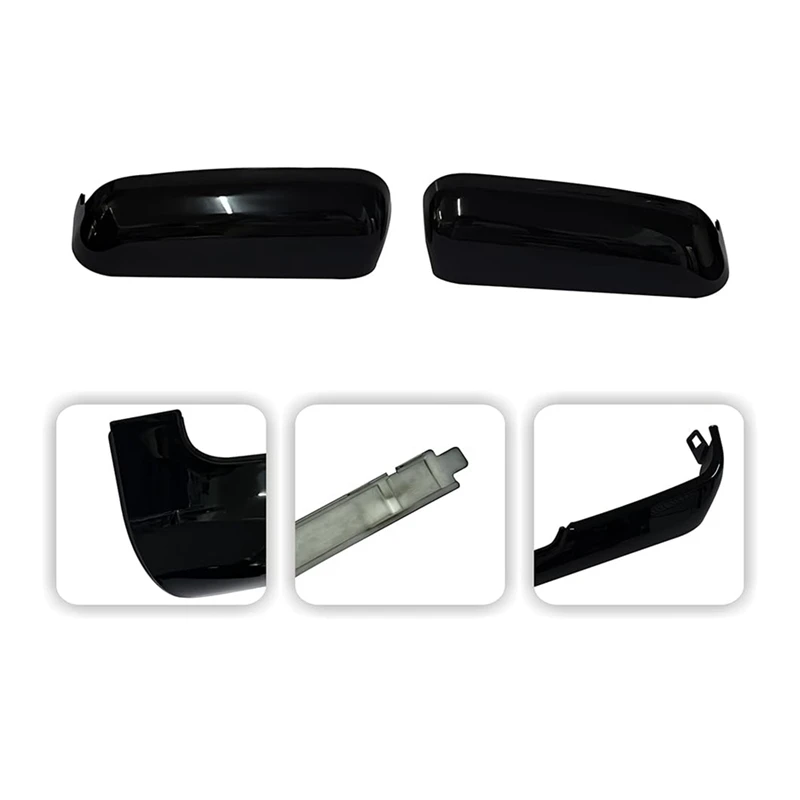 Tow Mirror Cover Caps For Chevrolet Silverado GMC Sierra 2500HD 3500HD 2020-2024, 84468904 84468910, Door Mirror Cover Parts