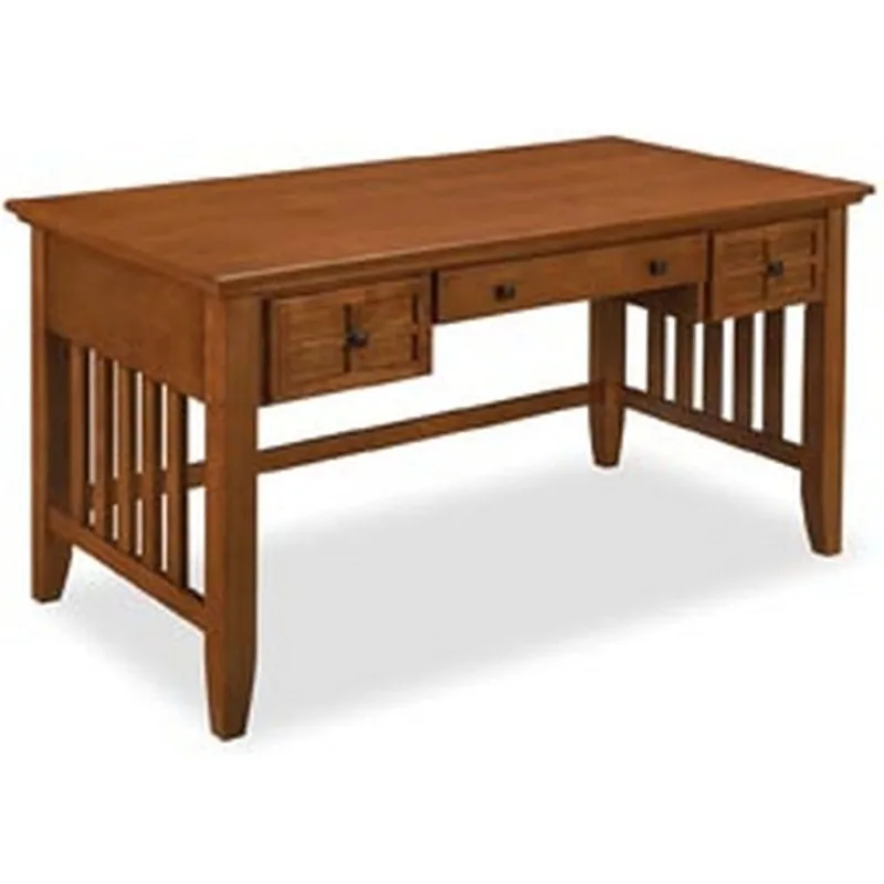 

Arts & Crafts Lodge Oak Executive Desk