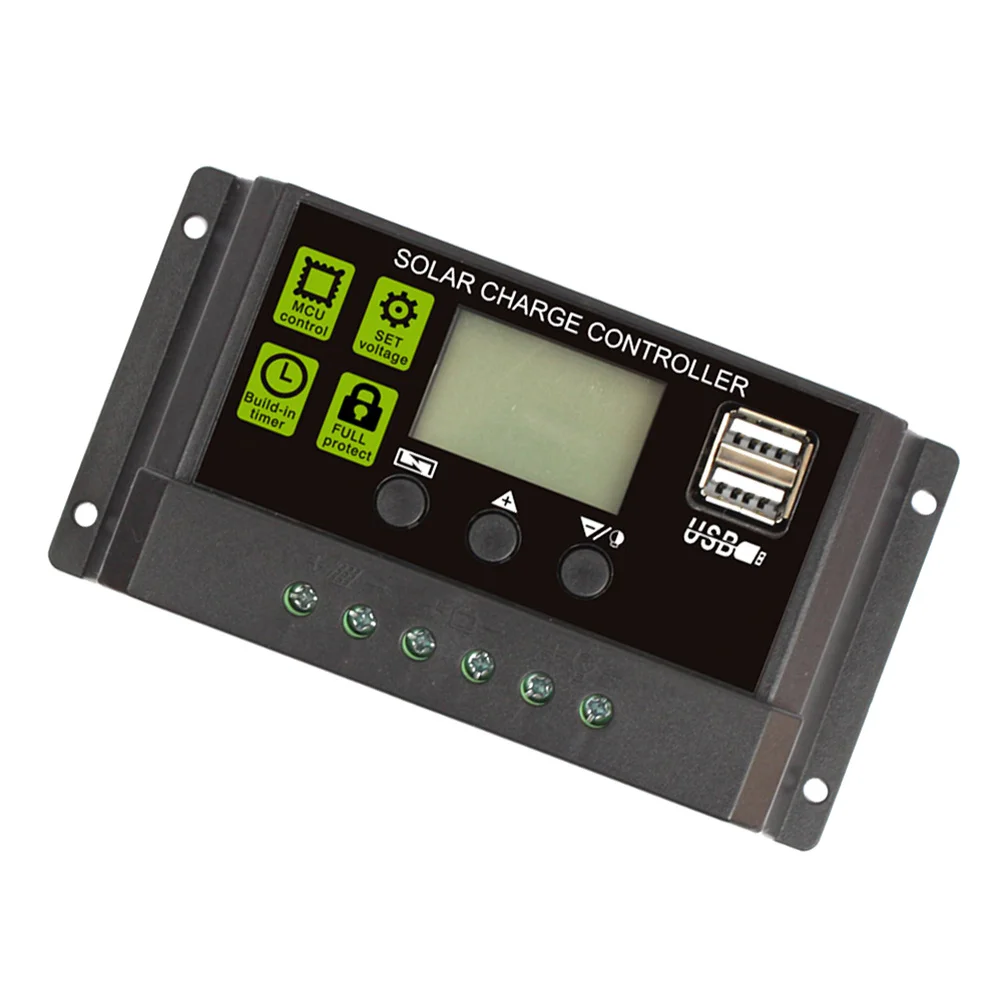 

Automatic Intelligent 12V 24V Solar Controller 30a Pwm Charge Controller with USB Phone Charging Overload Protection