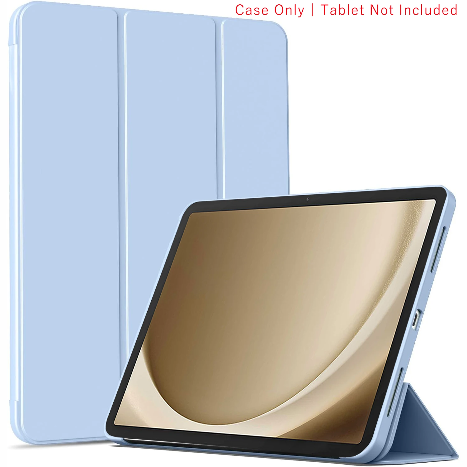 Drievoudig opvouwbare flipcase voor Samsung Galaxy Tab A11 Plus A11+ 2025 11'' SM-X230/X235/X236B Magnetische standaard PU lederen beschermhoes