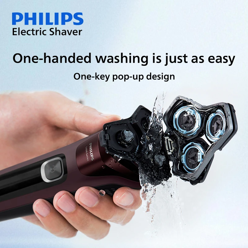 فيليبس S5831 ماكينة حلاقة كهربائية الجلد IQ الحلاقة 5D العائمة العسل القاطع 90 قطعة شفرة فولاذية غير قابلة للصدأ الرجال كامل أداة تهذيب اللحية