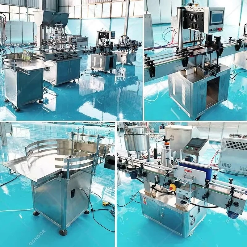 Customized Automatic 50ml Bottle Product Line Filling Capp Labeling Small Water Purification and Bottling Machine