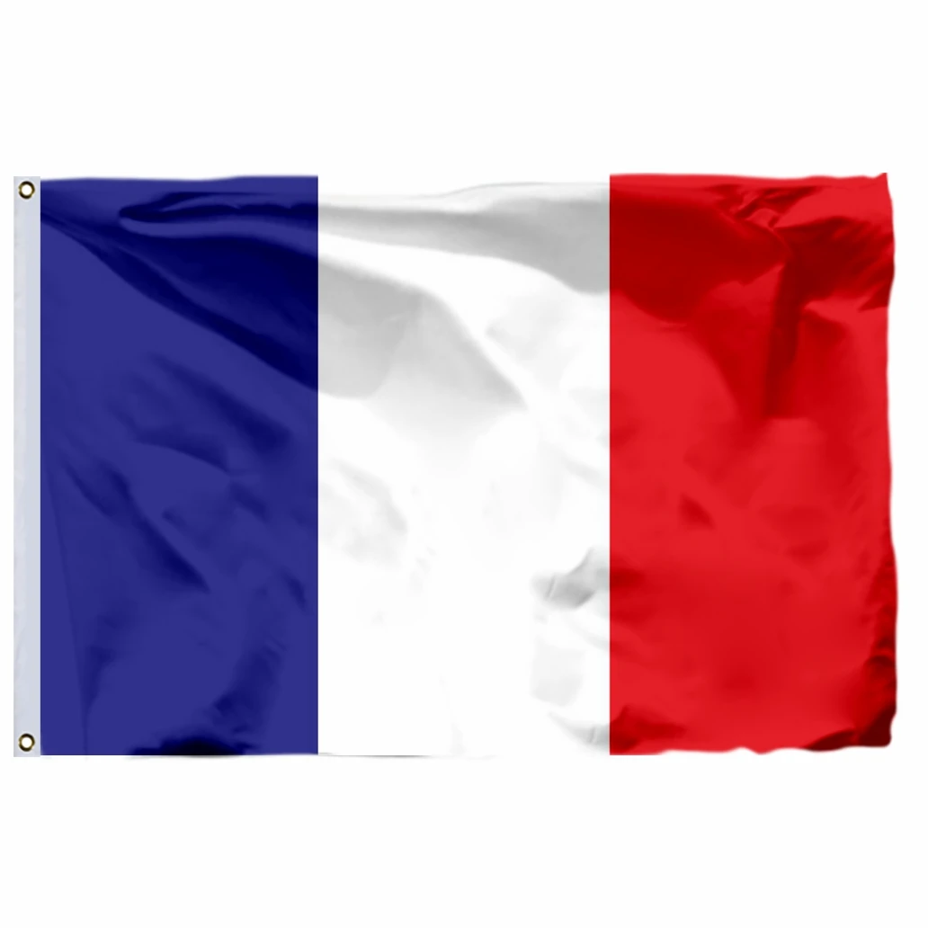 Polyester Large Flags and Banners, French Flag, France 1830, 120x180 cm, 100D, 3x5ft 21x14cm