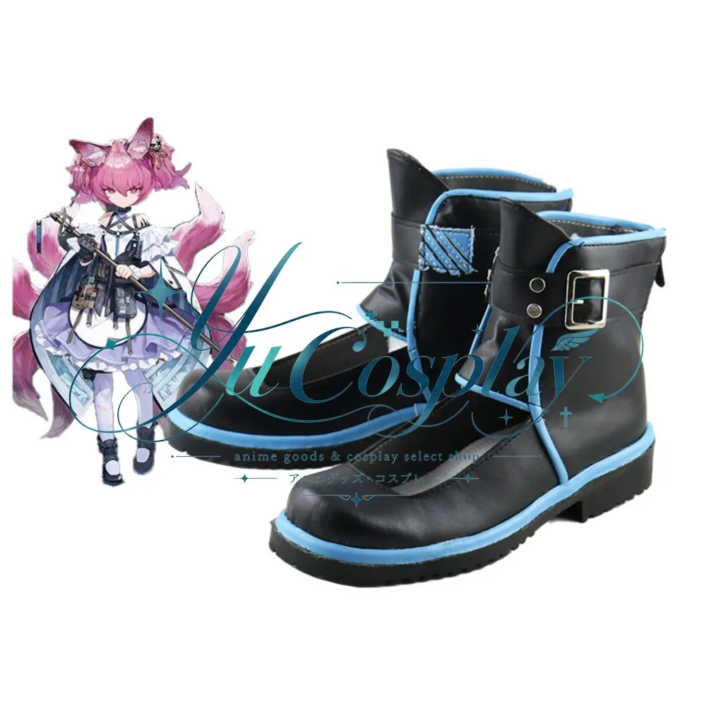 Game Arknights Suzuran Cosplay Shoes Custom Anime Boots Roleplay Handmade