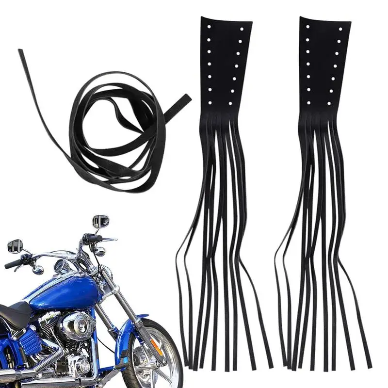 Motorcycle Fringe Grip Cover Creative Universal Handlebar Cuffs Brake Lever Cover Handle Grip Cover Custom Bike Accessories