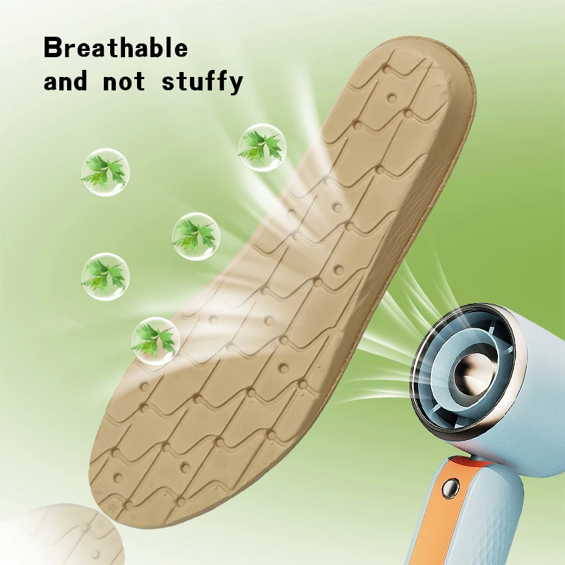 통기성 데오도란트 스포츠 신발 깔창 남녀 발 지압 깔창 편안한 러닝 하이 점프 농구화 밑창