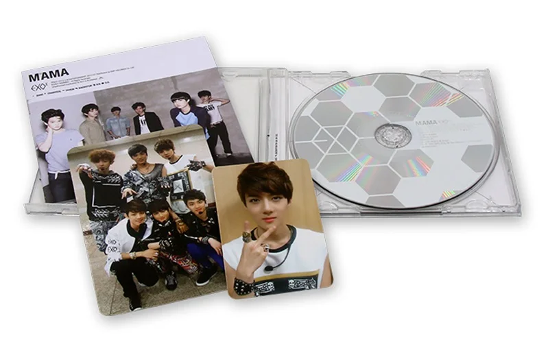 Imagem -06 - Pop Music Box Grupo Cantor Masculino Exo k ° Mini Mama Versão Coreana wu Yifan Kris Luhan Zhang Yixing Huang Zitao Equipe cd