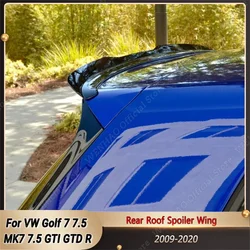 For Maxton Style Rear Roof Spoiler Wing For VW Volkswagen Golf 7 7.5 VII MK7 MK7.5 GTI GTD R 2009-2020 ABS Plastic Gloss Black