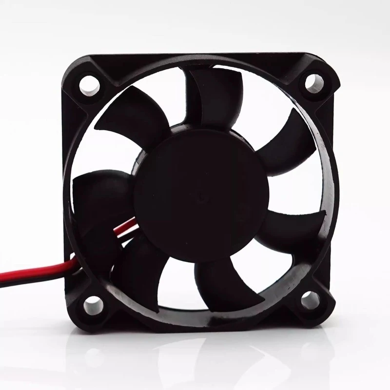 D 1 PCS For SNOWFAN YY5010H12B | 5010 DC12V 0.11A 5CM Double Ball Bearing 2-Wire Axial Cooling Fan