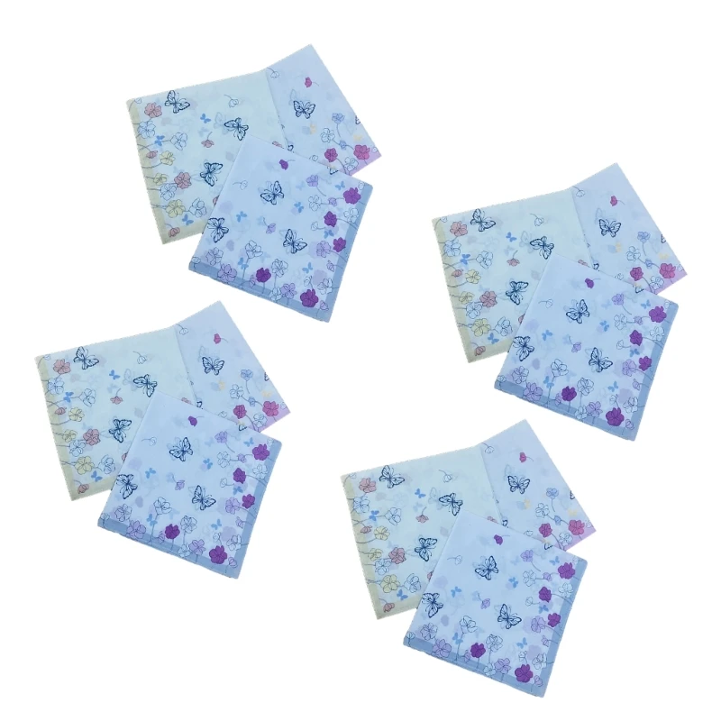 Floral Pattern Pocket Handkerchief for Sweating for Grooms, Weddings Gift Drop shipping