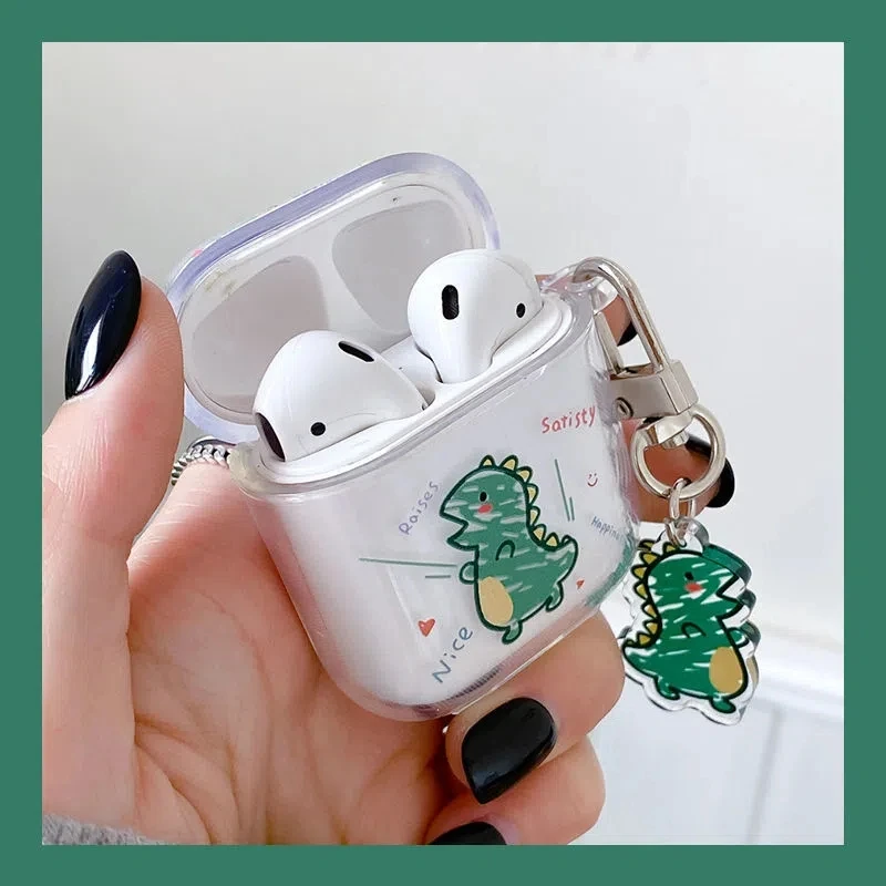 Cute Cartoon projekt przypadki dla Airpods Pro słuchawki Coque miękka TPU Fundas skrzynki pokrywa Earpods dla Apple Airpod 2 lub 1 3 Box torba