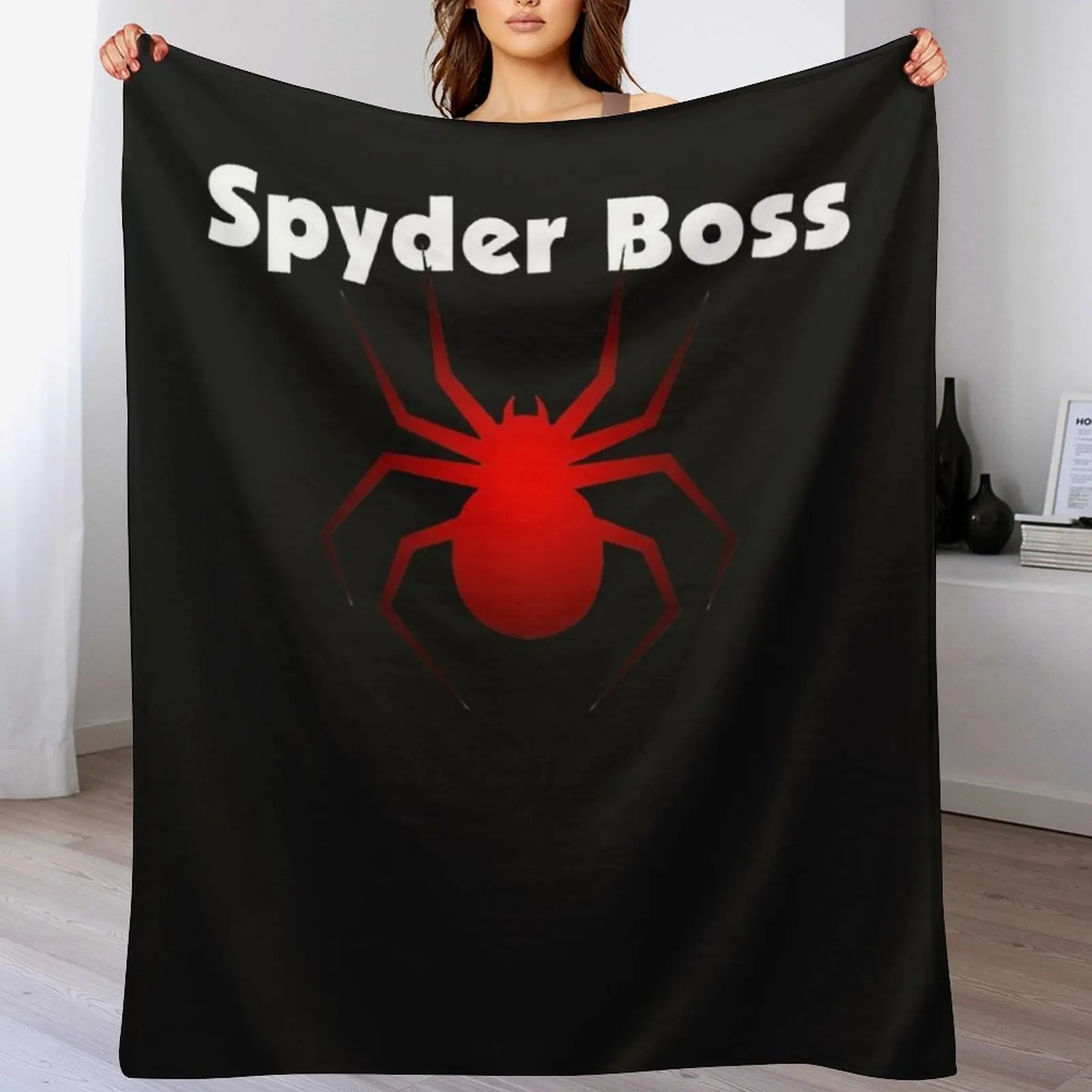

Spyder Boss Large Spyder Throw Blanket Blankets For Baby Furrys Decorative Beds Vintage Blankets