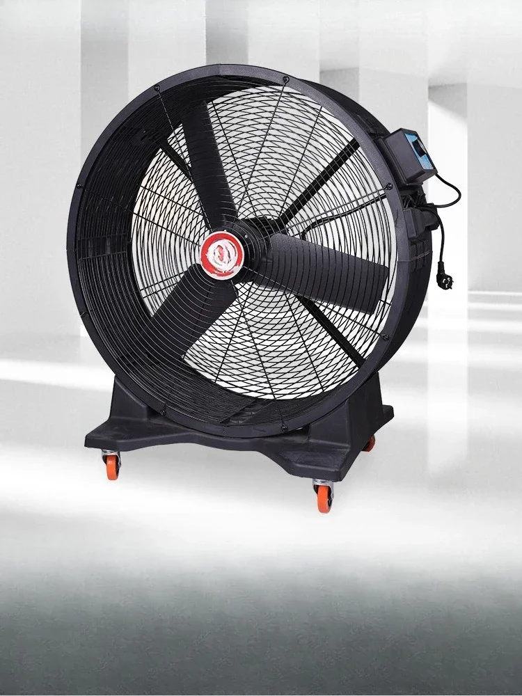 Wentylator przemysłowy duży warsztat magazyn fabryka ręczny napęd mobilny duży