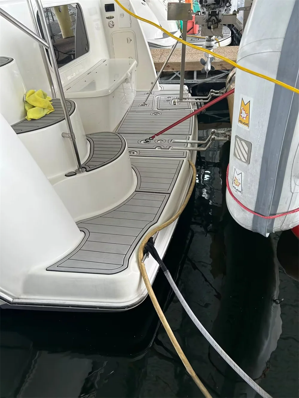 

2019 Monterey 214 SS Cockpit Pad Boat EVA Foam Faux Teak Deck Floor Mat Flooring SeaDek MarineMat Style Self Adhesive gtd676tgj