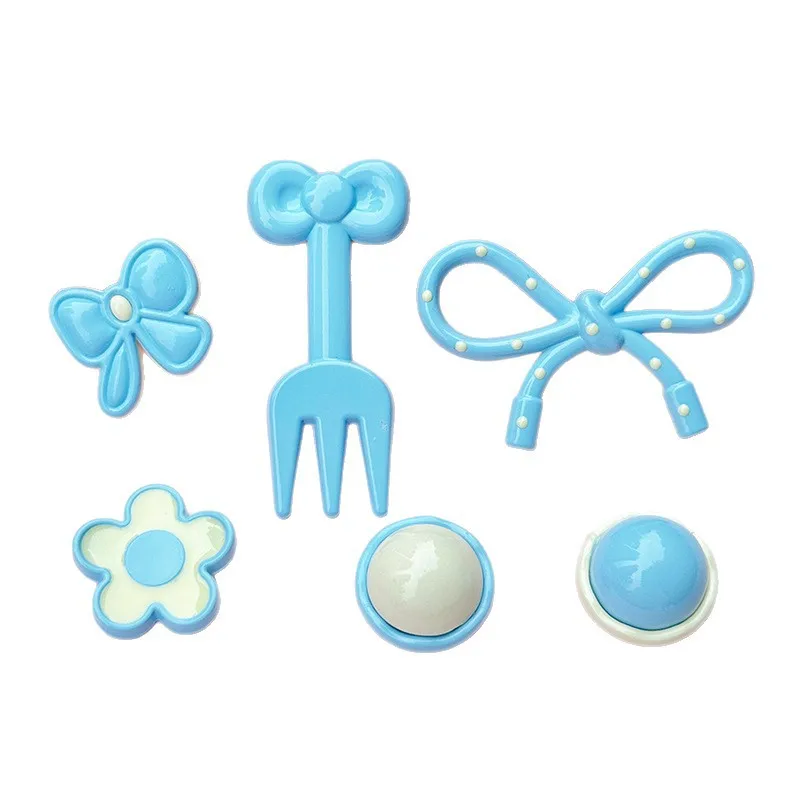 5 قطعة القوس البولكا نقطة الاكريليك DIY مجوهرات اكسسوارات كريم الغراء قضية الهاتف المحمول دبوس الشعر اكسسوارات الشعر مادة مسطحة كاملة #5