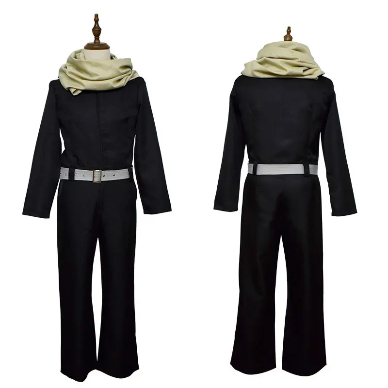 Anime Hero Aizawa Shouta Cosplay Eraser Head Costume Men Jumpsuits Belt Scarf Suits