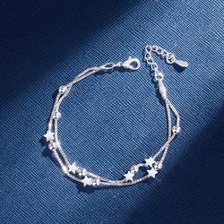 Fine Chain Stars Bracelets For Women Charms Fashion Designer Party Wedding Jewelry Holiday Gifts