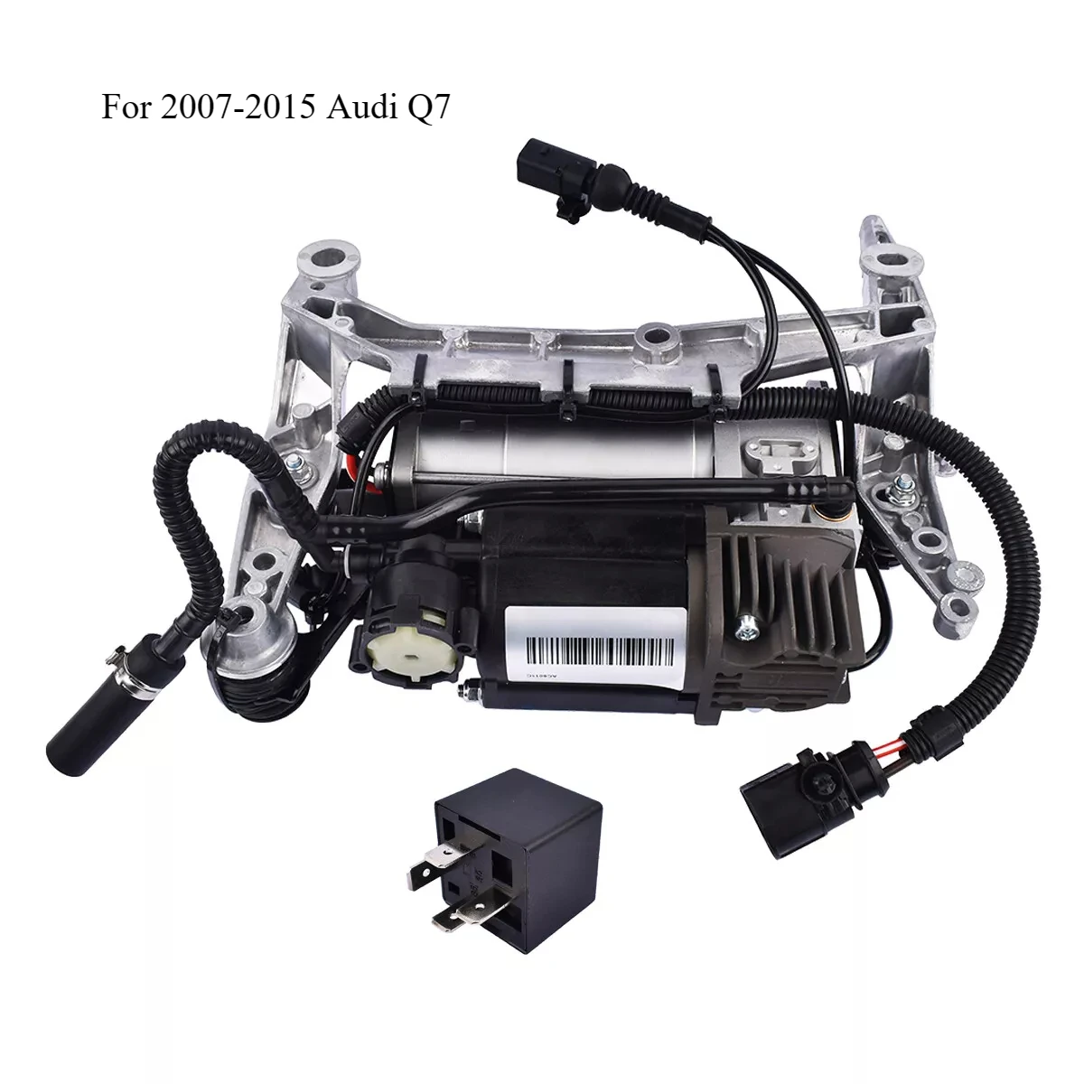 NEW 4L0698007B Air Suspension Compressor Pump with Bracket For Audi Q7 2007-2015 4L0698007B,4L0698007C,4L0698007A