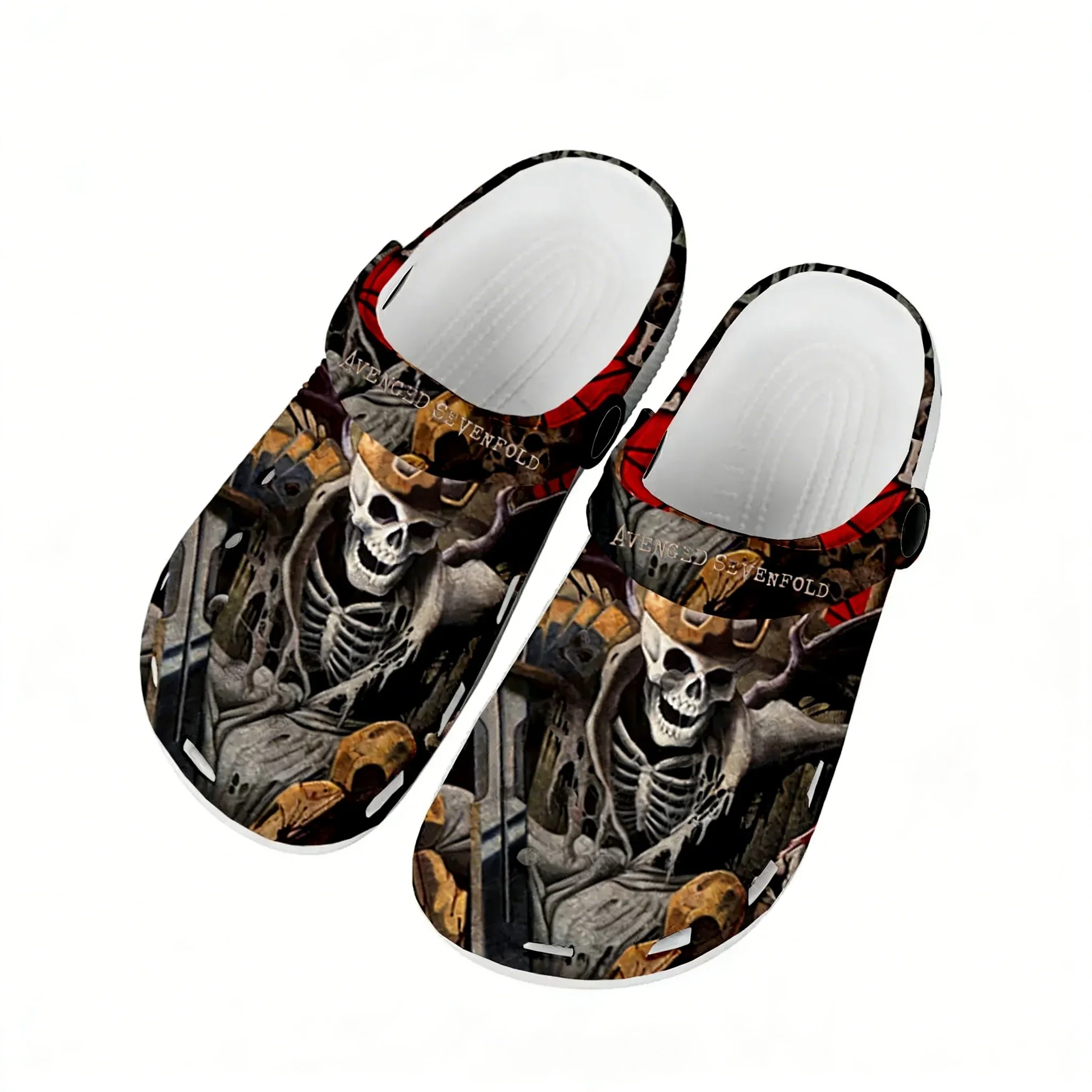 

Avenged Sevenfold Water Shoes Men Women Teenager Non-slip Home Garden Clogs Custom Sandals Beach Breathable Hole Slippers