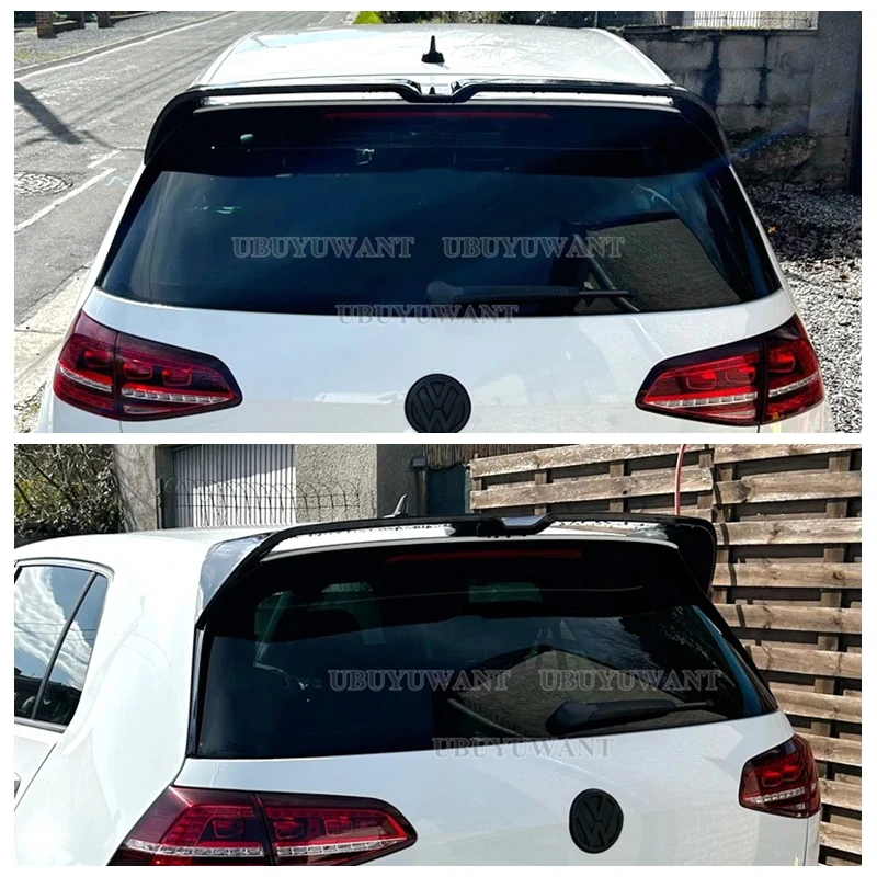 

Спойлер на крышу Oettinger Style ABS для Volkswagen Golf MK7 7.5 GTI R R Line GTD Задний спойлер Aleron Golf 7 2013-2020