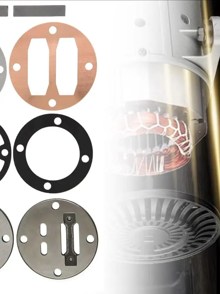 Piston Air Compressor Cylinder Valve Plate Sealing Gasket Washers Hole To Hole 42mm Air Pump Fitting Air Compressor Accessories