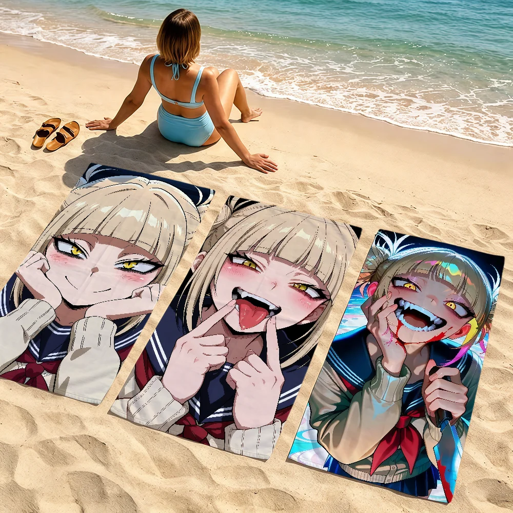 Anime Fanart Kawaii Girl Toga H-Himiko Towel Soft Beach Towels Trip Swim Pool Bathing Towel Gym Home Decor Gift Holiday
