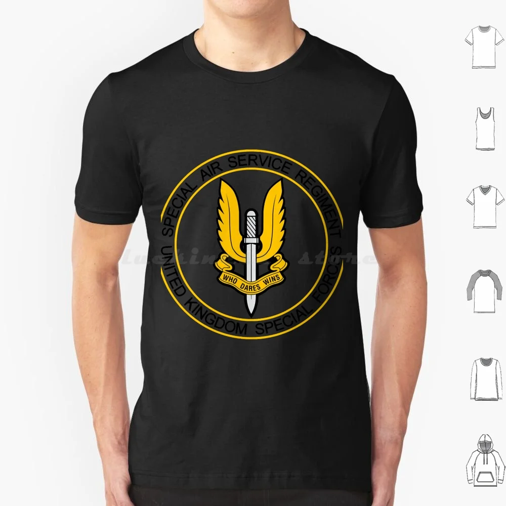 Mod.9 Sas Special Air Service T Shirt Big Size 100% Cotton Air Army British Forces Regiment Sas Service Special United Kingdom