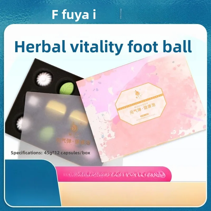 

Бомбочки для ног и ванн с эфирным маслом Fuyaya — полынь, сафлор и роза для релаксации и ароматерапии.