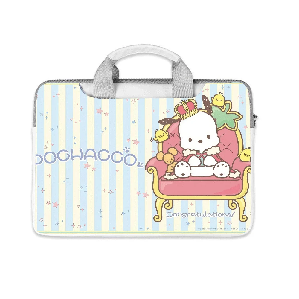 

Новая сумка для ноутбука Pachacco Hello Kitty Kuromi, защитный чехол для ноутбука Macbook 12, 13, 14, 15,6, 16 дюймов, Macbook Air, Asus, Huawei, подарок